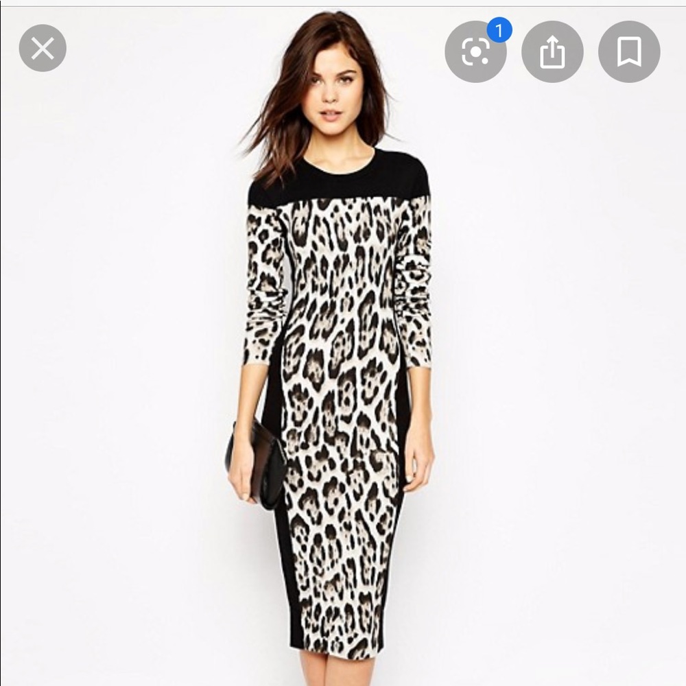 Gorgeous Leopard print designer  dress
